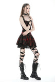 Punk rock dye halter dress DW896