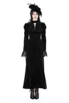 Gothic mermaid velvet gird dress DW898