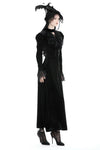 Gothic mermaid velvet gird dress DW898