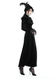 Gothic mermaid velvet gird dress DW898