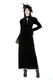 Gothic mermaid velvet gird dress DW898