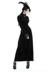 Gothic mermaid velvet gird dress DW898