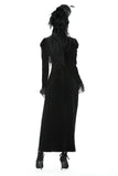 Gothic mermaid velvet gird dress DW898