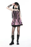 Punk pink dye rebel dress DW914