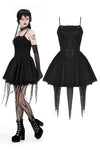 Gothic twine tied the chest strap dress DW922