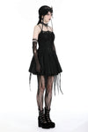 Gothic twine tied the chest strap dress DW922