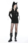 Punk devil cat slim dress DW940