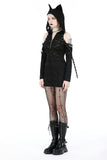 Punk devil cat slim dress DW940