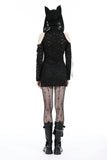 Punk devil cat slim dress DW940