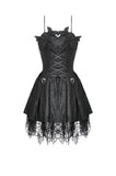 Gothic Dark Demon Pleated Dress DW997