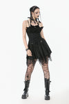Gothic Dark Demon Pleated Dress DW997