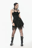 Gothic Dark Demon Pleated Dress DW997