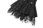 Gothic Dark Demon Pleated Dress DW997