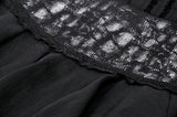Gothic tattered cape mock two-piece blouse IW110