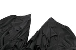 Deep V-neck gothic pleated blouse IW112-1