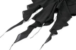 Deep V-neck gothic pleated blouse IW112-1