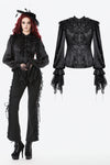 Nocturne Ruffle Gothic Blouse IW131