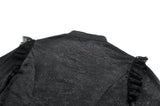 Nocturne Ruffle Gothic Blouse IW131
