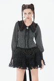 Gothic Peter Pan Collar Lace Shirt IW134 - Gothlolibeauty