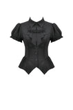 Gothic Lace Waist-Shaping Blouse IW138 - Gothlolibeauty