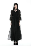 Gothic sexy mesh long overwear JW248