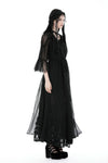 Gothic sexy mesh long overwear JW248