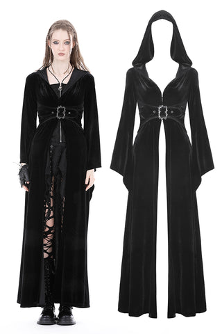 Gothic velvet long coat JW251