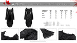 Gothic elegant printed velvet tail jacket JW262