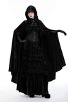 Gothic knight errant sexy cutout chest long jacket JW266