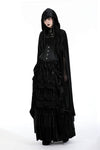 Gothic knight errant sexy cutout chest long jacket JW266