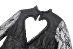 Gothic Classic Heart-Shaped Hollow-Out Tailcoat  JW269