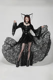 Gothic Embossed Velvet and Lace Long Outwear JW273