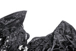 Gothic Embossed Velvet and Lace Long Outwear JW273