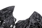 Gothic Embossed Velvet and Lace Long Outwear JW273