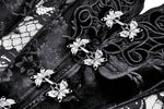 Gothic Embossed Velvet and Lace Long Outwear JW273