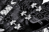 Gothic Embossed Velvet and Lace Long Outwear JW273