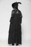Gothic Lace Trimmed Elegant Long Robe JW274