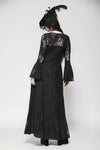 Gothic Lace Trimmed Elegant Long Robe JW274