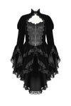 Thorn Oath Gothic Tiered Hem High Low Jacket JW288