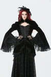 Thorn Oath Gothic Tiered Hem High Low Jacket JW288