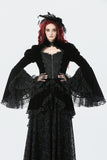 Thorn Oath Gothic Tiered Hem High Low Jacket JW288