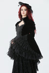Thorn Oath Gothic Tiered Hem High Low Jacket JW288