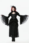 Thorn Oath Gothic Tiered Hem High Low Jacket JW288