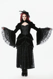 Thorn Oath Gothic Tiered Hem High Low Jacket JW288
