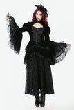 Thorn Oath Gothic Tiered Hem High Low Jacket JW288