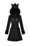 Cute Cat Ear Fuzzy Hoodie Coat JW291