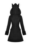 Cute Cat Ear Fuzzy Hoodie Coat JW291