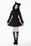 Cute Cat Ear Fuzzy Hoodie Coat JW291