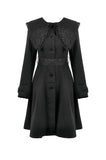 Gothic Bowknot Embroidered Warm Coat JW292