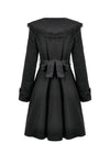 Gothic Bowknot Embroidered Warm Coat JW292